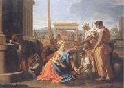 The hl, Famile in Agypten Poussin